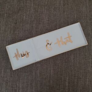 This & That Ceramic Trinket Tray By Prima Design